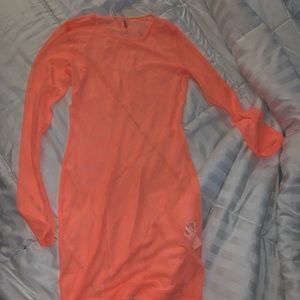 Mesh swim suit cover up